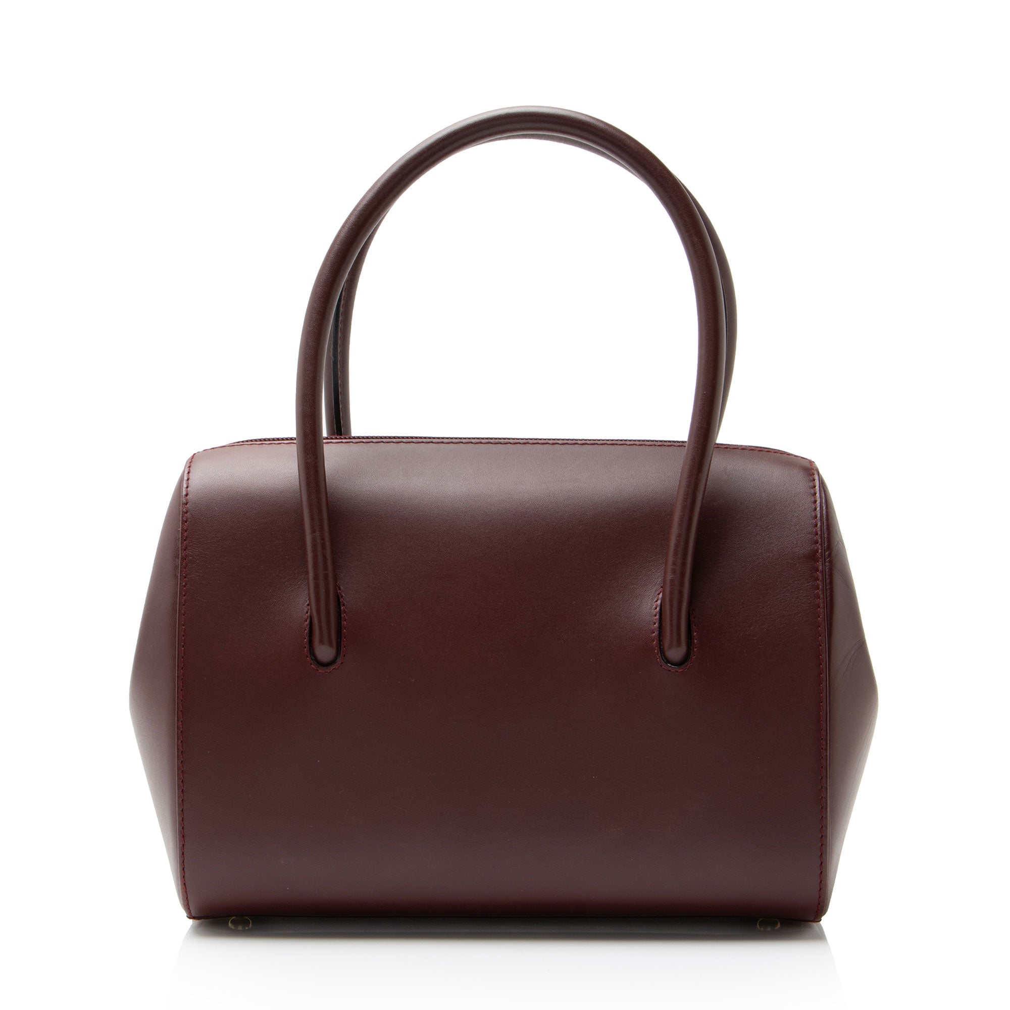 Cartier Vintage Calfskin Must de Cartier Boston Bag