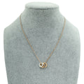 Cartier 18K Bicolor Gold Love 6 Diamond Pendant Necklace