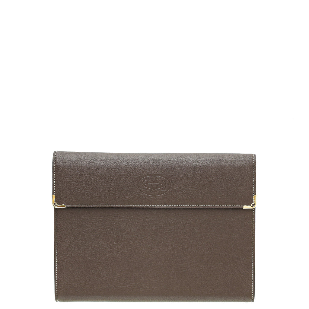 Cartier Dark Brown Must De Cartier Notebook Cover