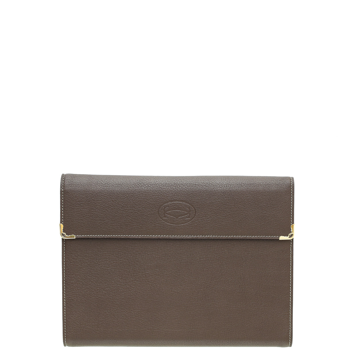 Cartier Dark Brown Must De Cartier Notebook Cover