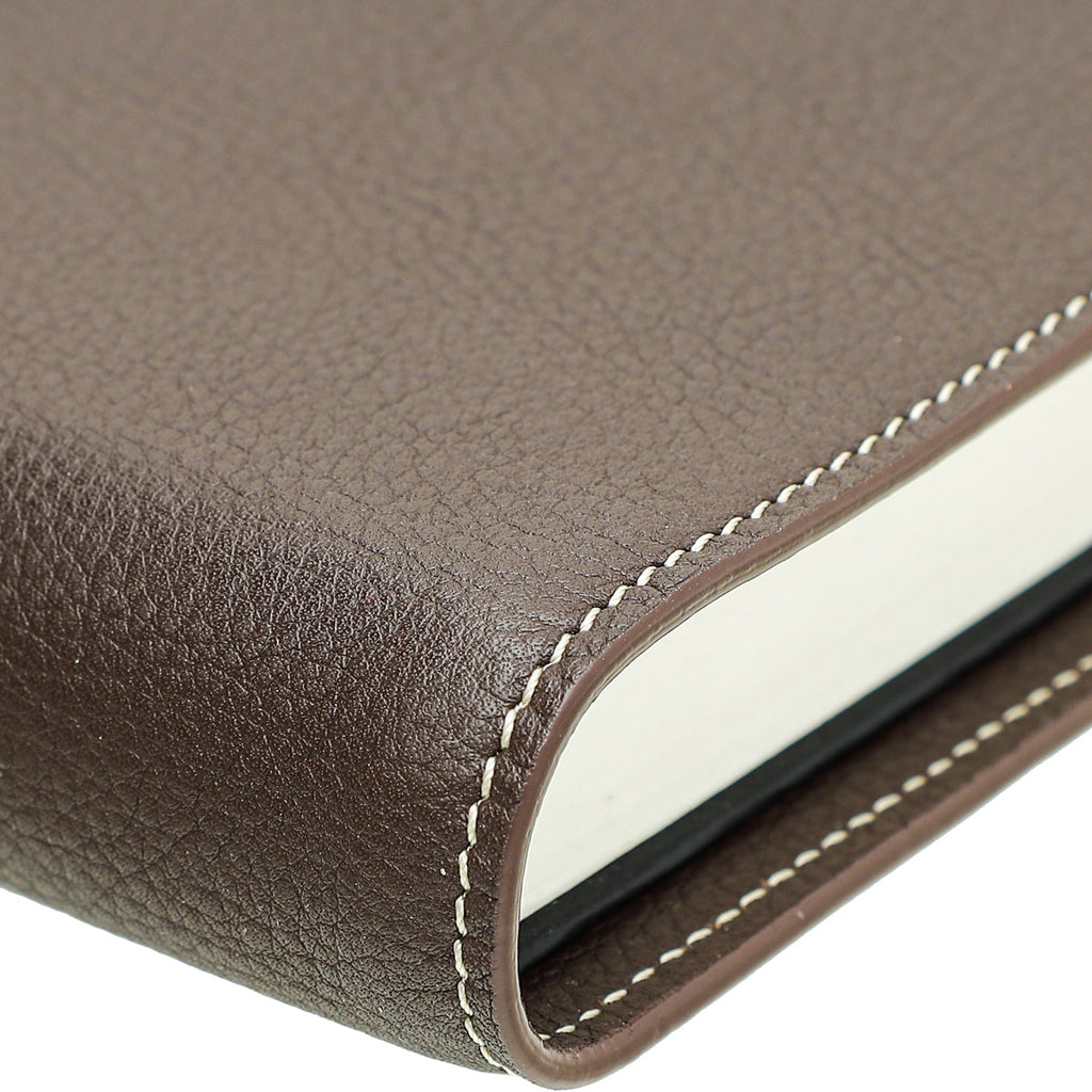 Cartier Dark Brown Must De Cartier Notebook Cover