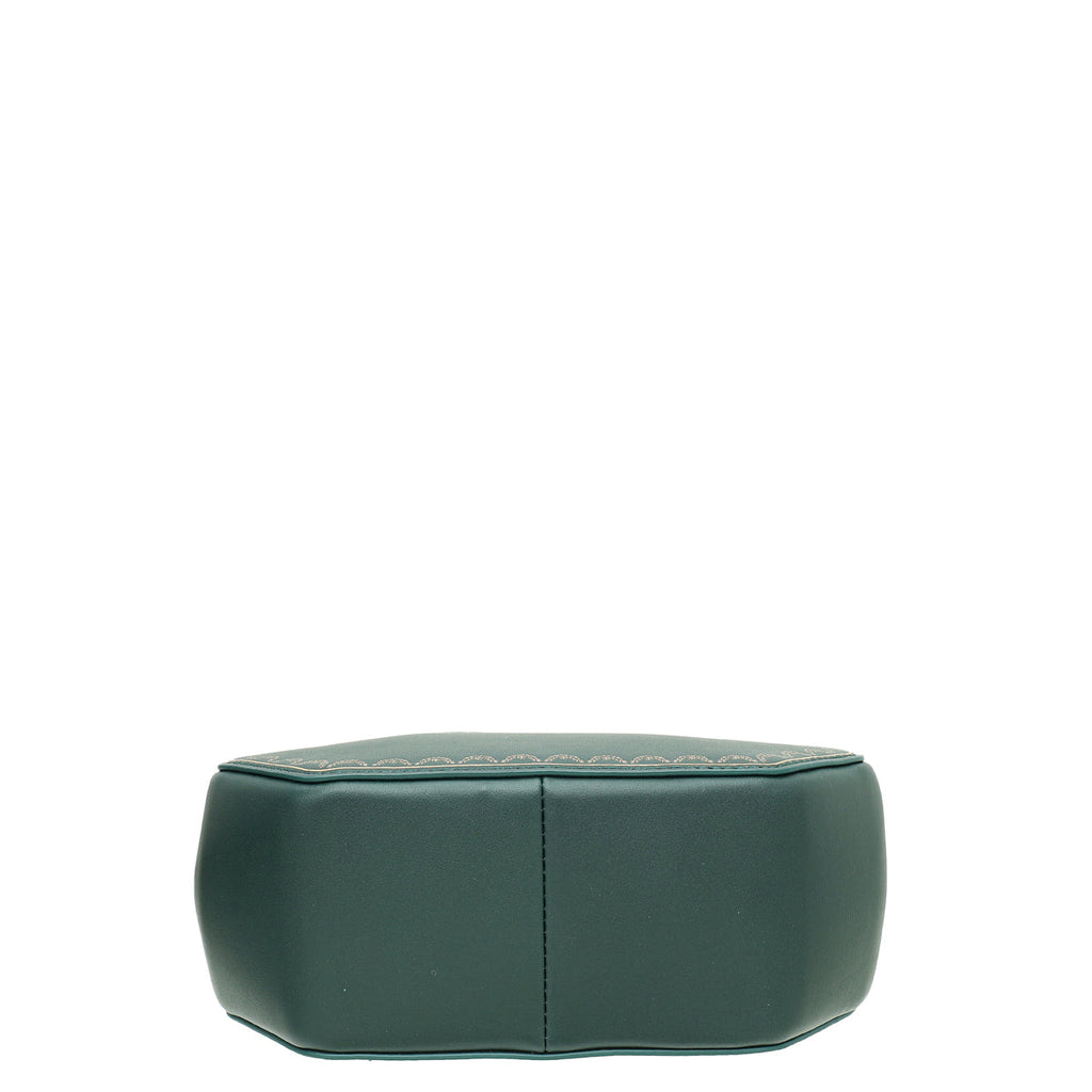 Cartier Dark Green Guirlande De Cartier Top Handle Mini Bag