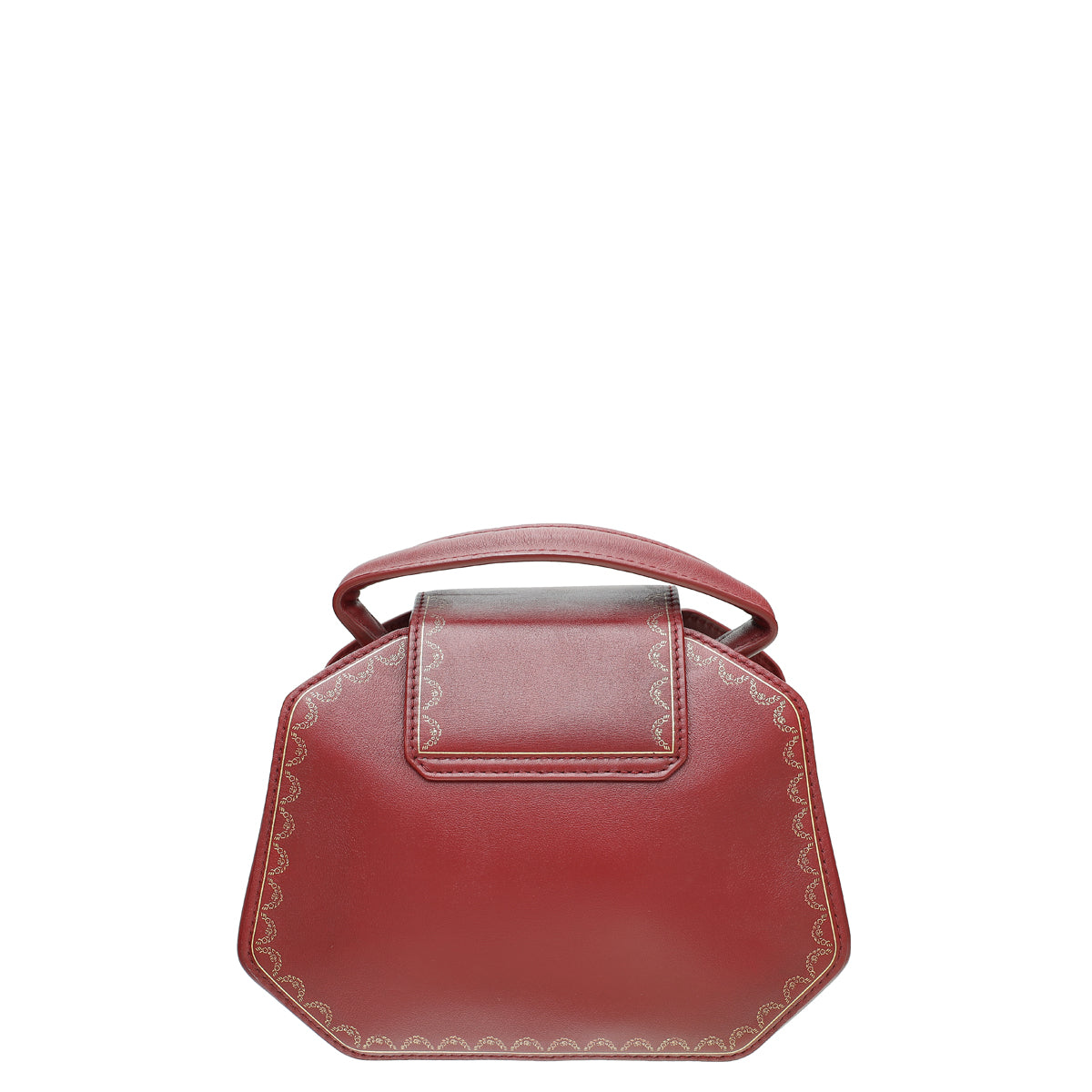 Cartier Red Guirlande De Cartier Top Handle Mini Bag