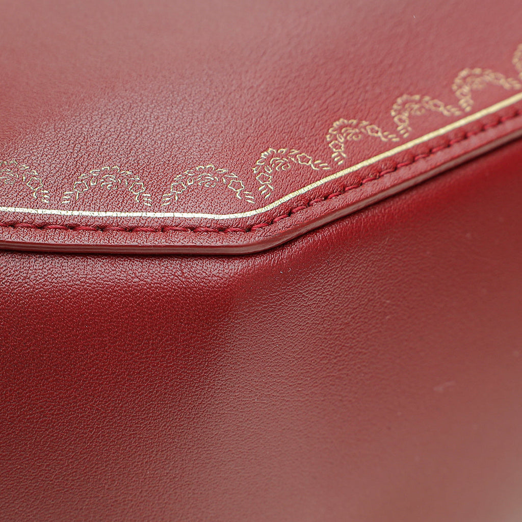 Cartier Red Guirlande De Cartier Top Handle Mini Bag