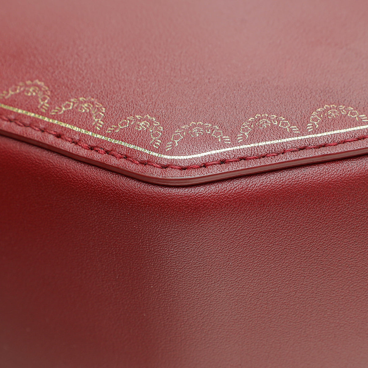 Cartier Red Guirlande De Cartier Top Handle Mini Bag