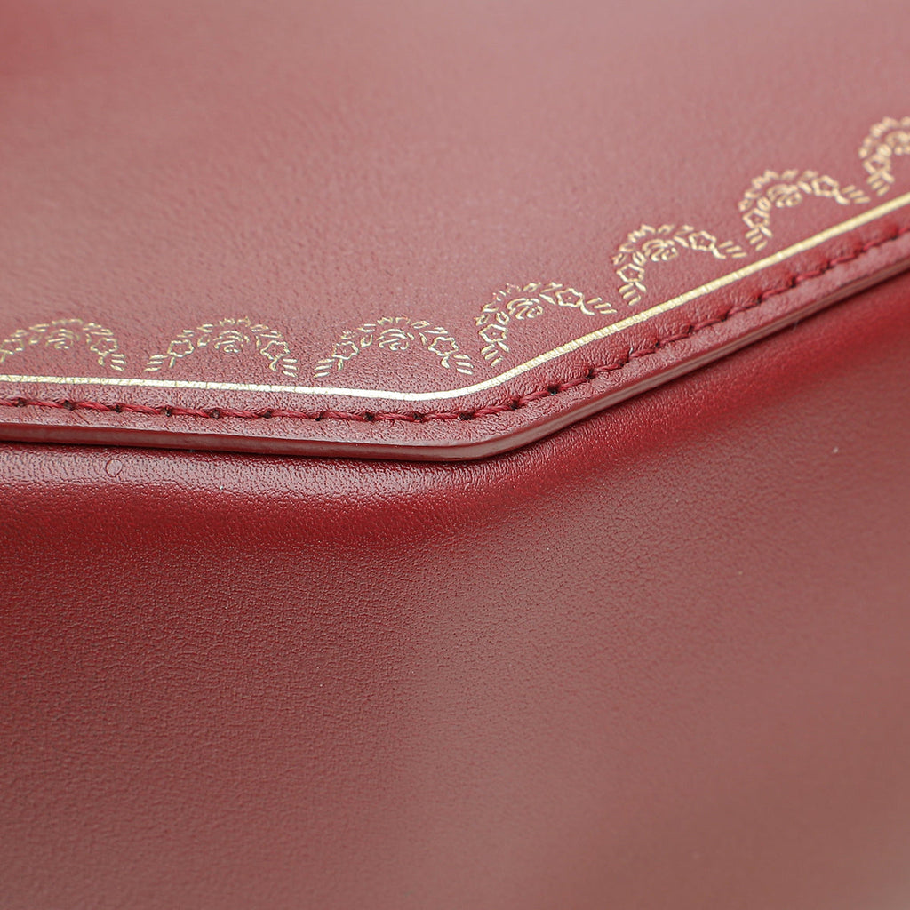 Cartier Red Guirlande De Cartier Top Handle Mini Bag