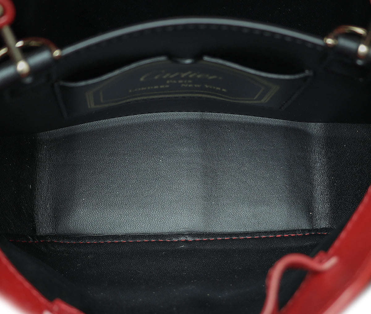 Cartier Red Guirlande De Cartier Top Handle Mini Bag