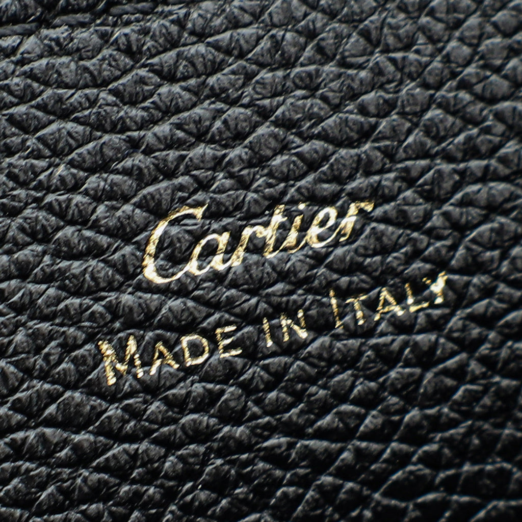 Cartier Black Panthère Graphique De Cartier Small Chain Bag