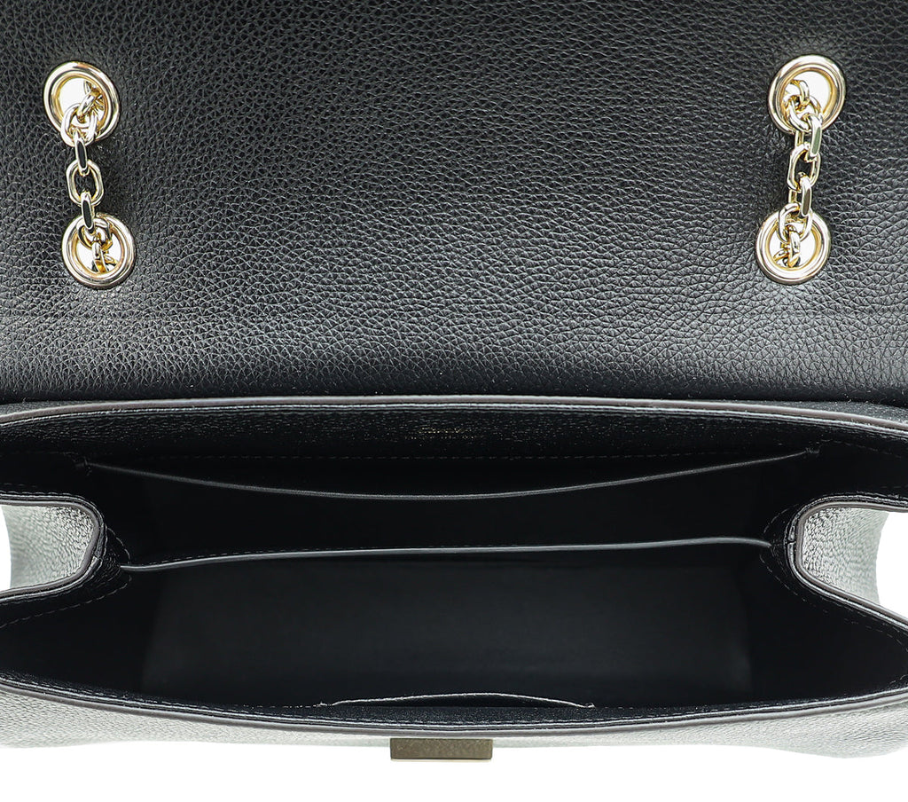 Cartier Black Panthère Graphique De Cartier Small Chain Bag