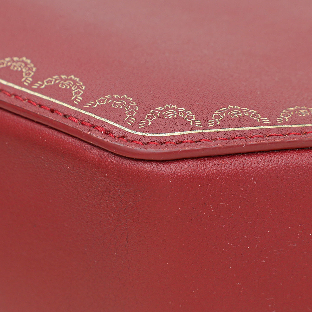 Cartier Red Guirlande De Cartier Top Handle Mini Bag