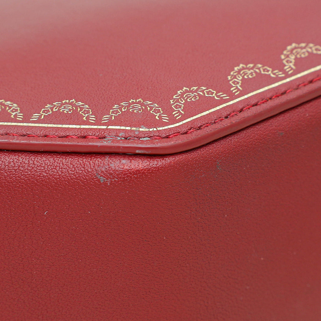 Cartier Red Guirlande De Cartier Top Handle Mini Bag