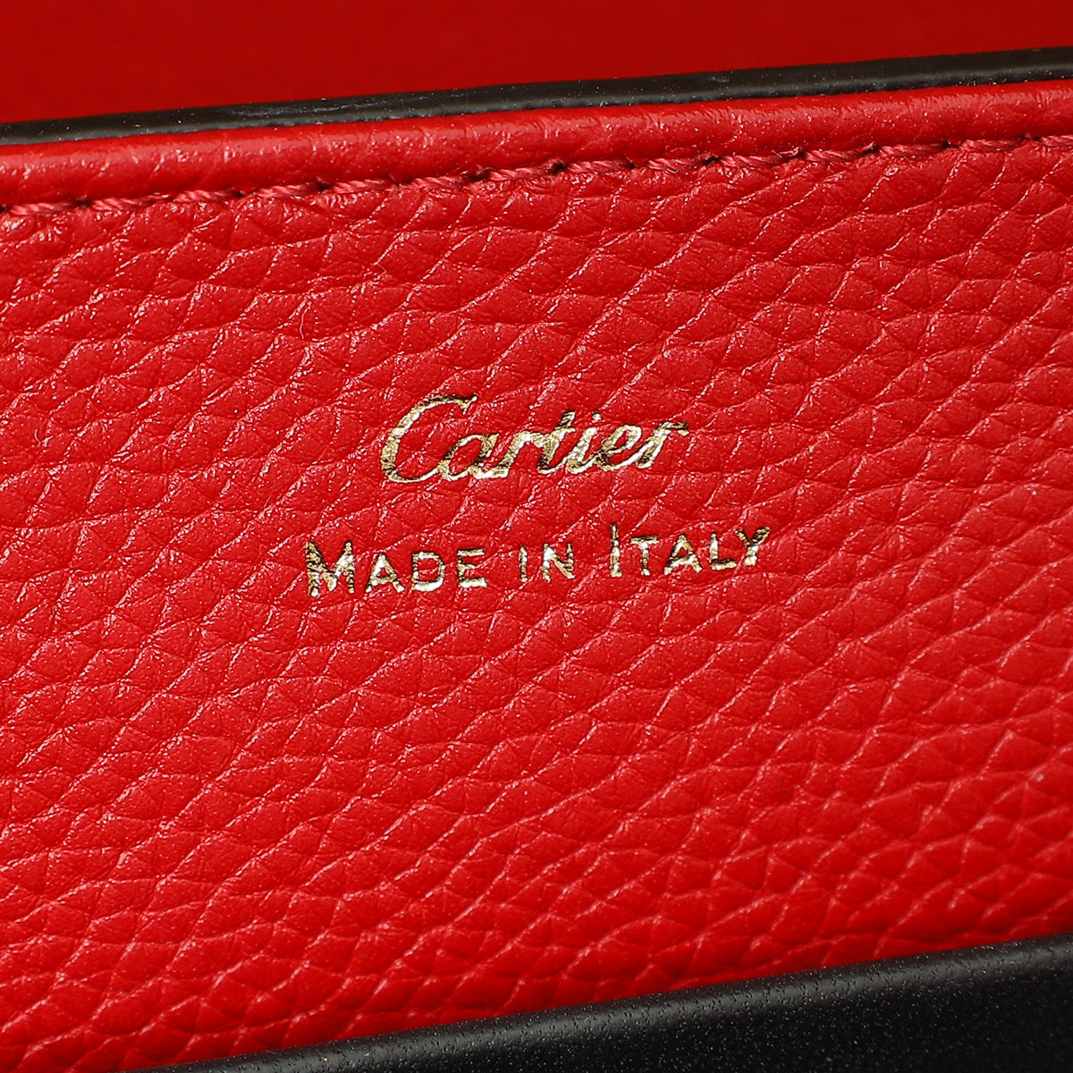 Cartier Red Panthère Graphique de Cartier Small Chain Bag