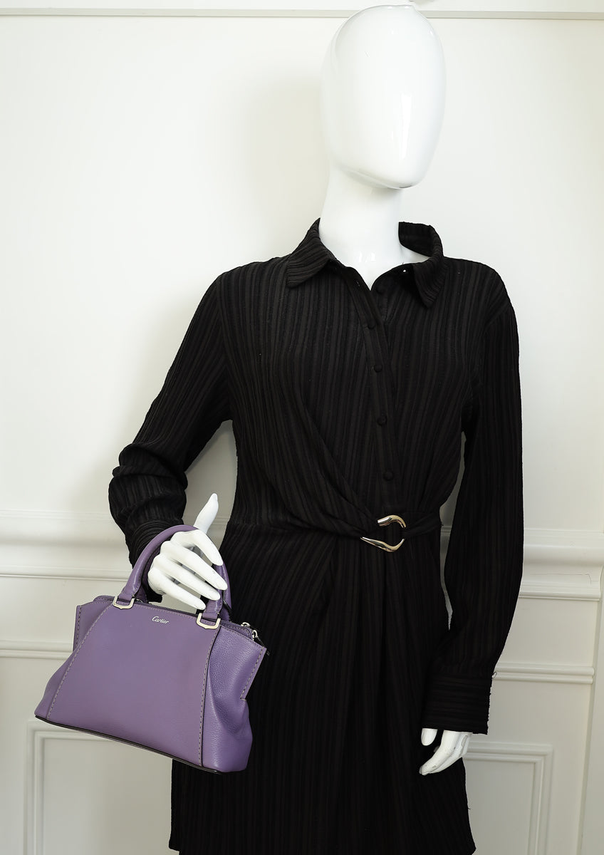 Cartier Purple C De Cartier Mini Bag
