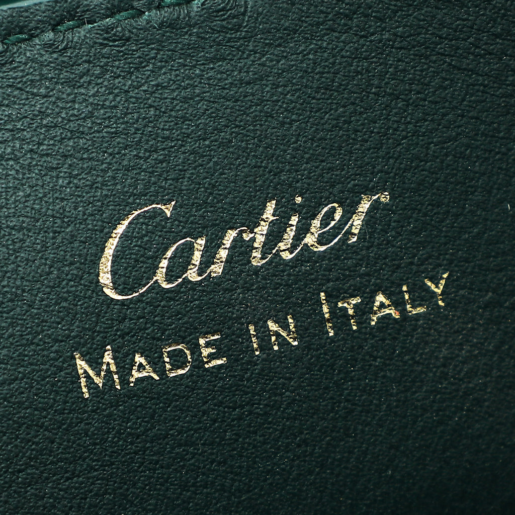 Cartier Emerald Green Guirlande De Cartier Top Handle Mini Bag