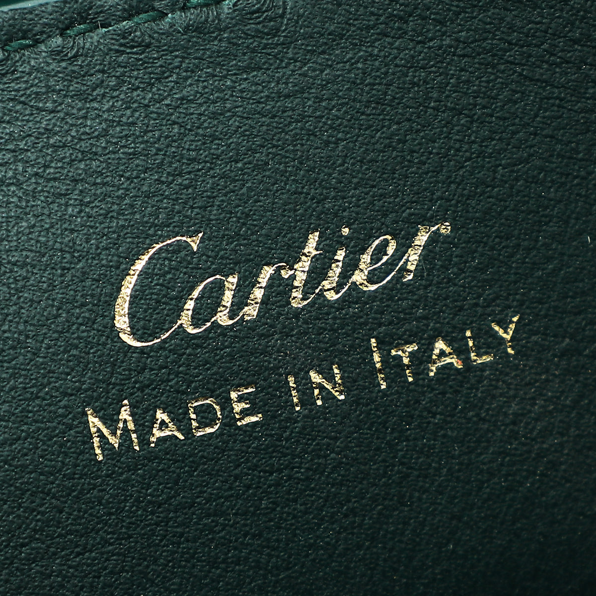 Cartier Emerald Green Guirlande De Cartier Top Handle Mini Bag