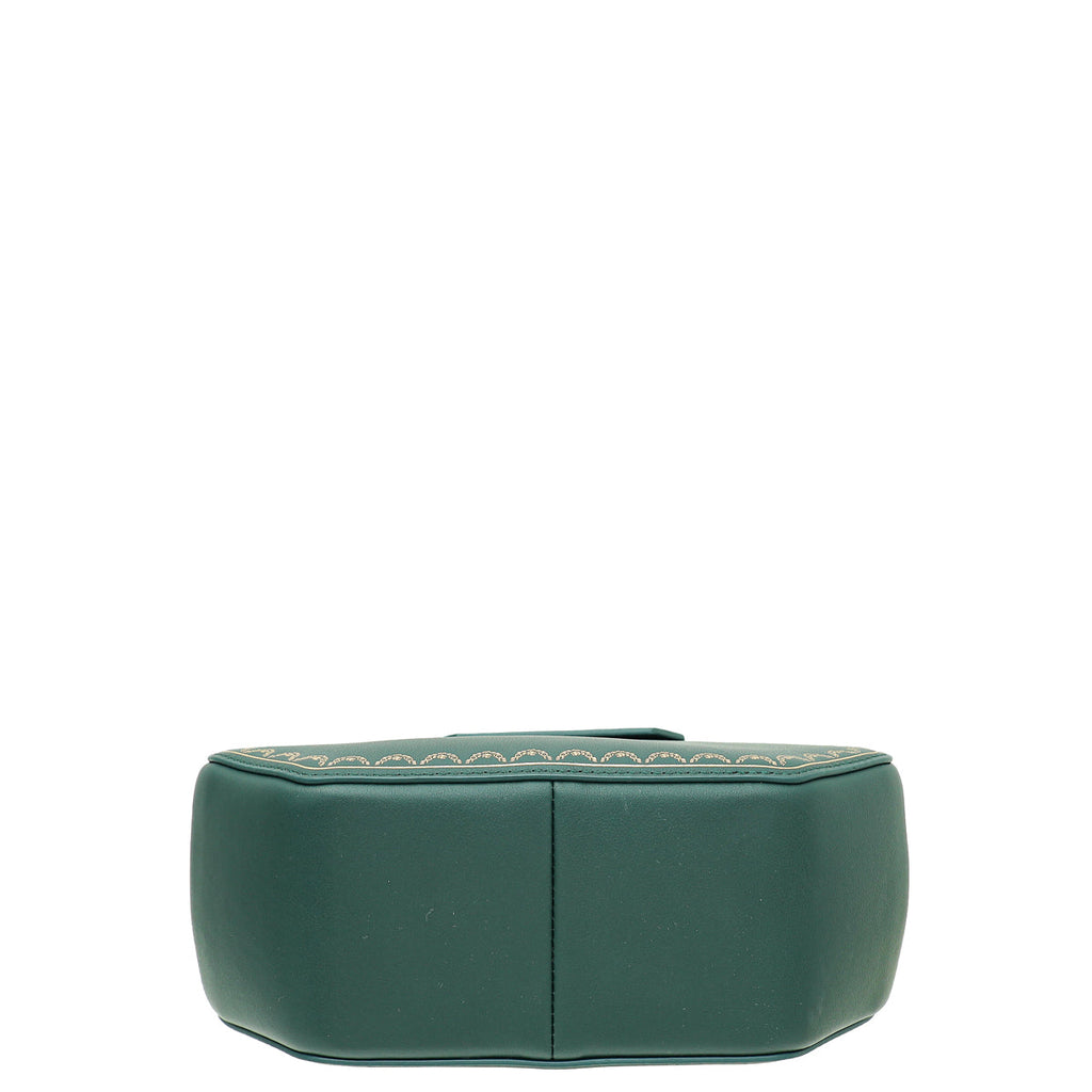 Cartier Emerald Green Guirlande De Cartier Top Handle Mini Bag
