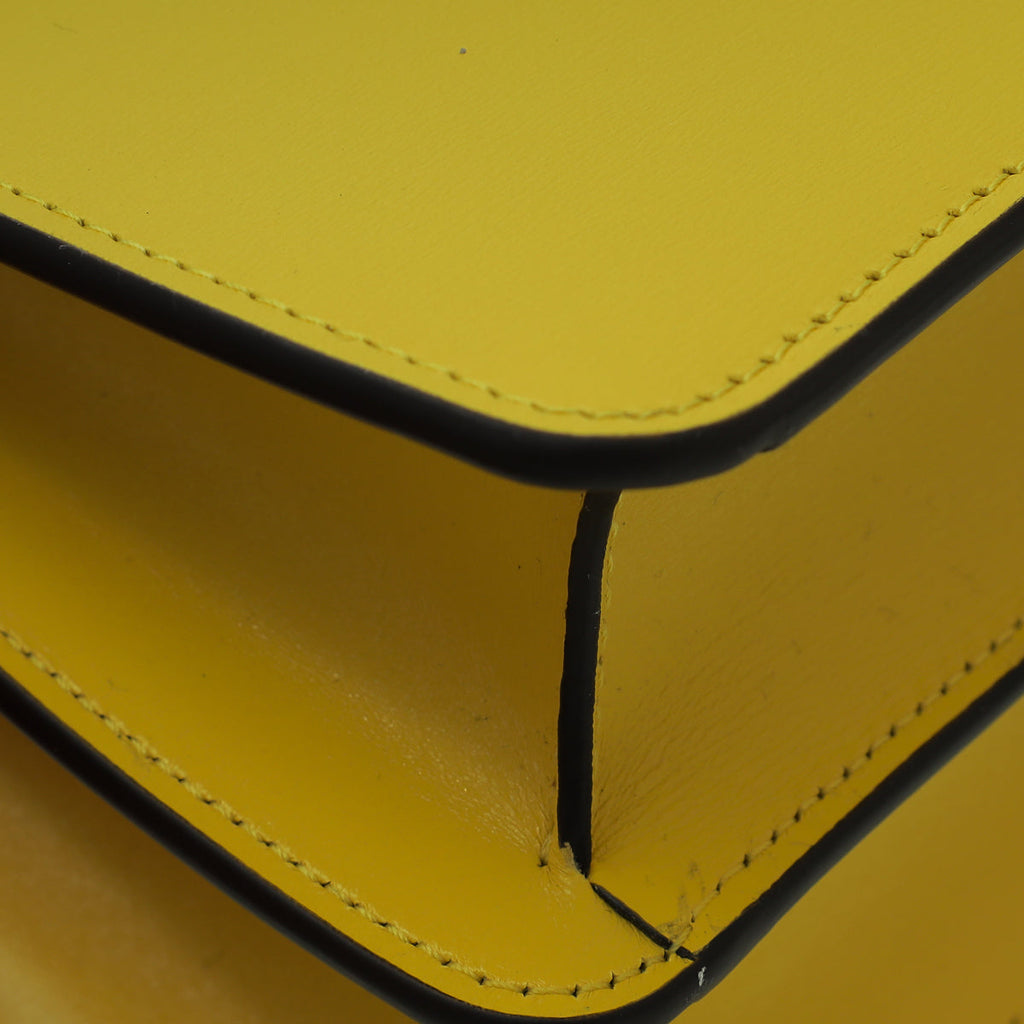 Cartier Yellow Panthere De Cartier Top Handle Mini Bag