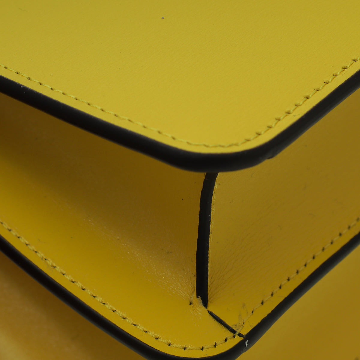 Cartier Yellow Panthere De Cartier Top Handle Mini Bag