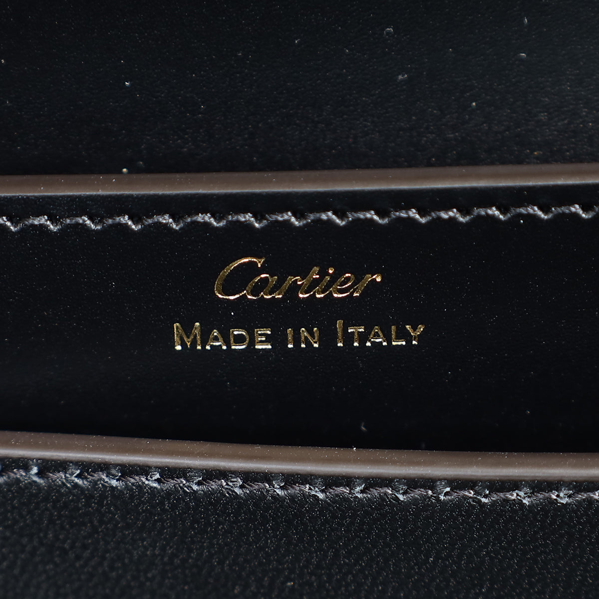 Cartier Black C De Cartier East-West Bag