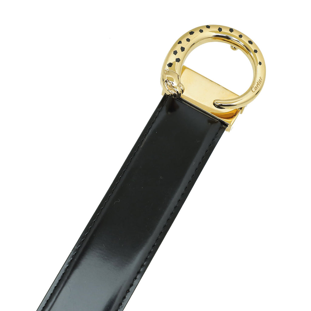 Cartier Bicolor Panthere De Cartier Reversible Belt