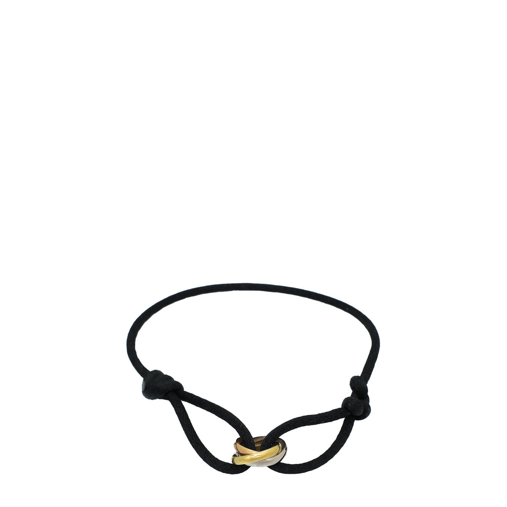 Cartier 18K Trinity Tri Gold Cord Bracelet