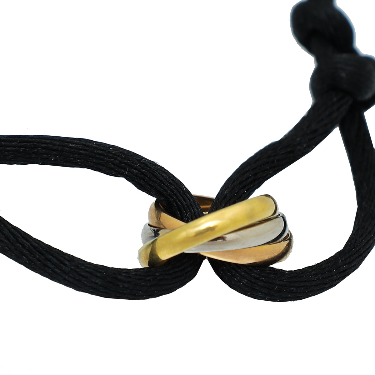 Cartier 18K Trinity Tri Gold Cord Bracelet