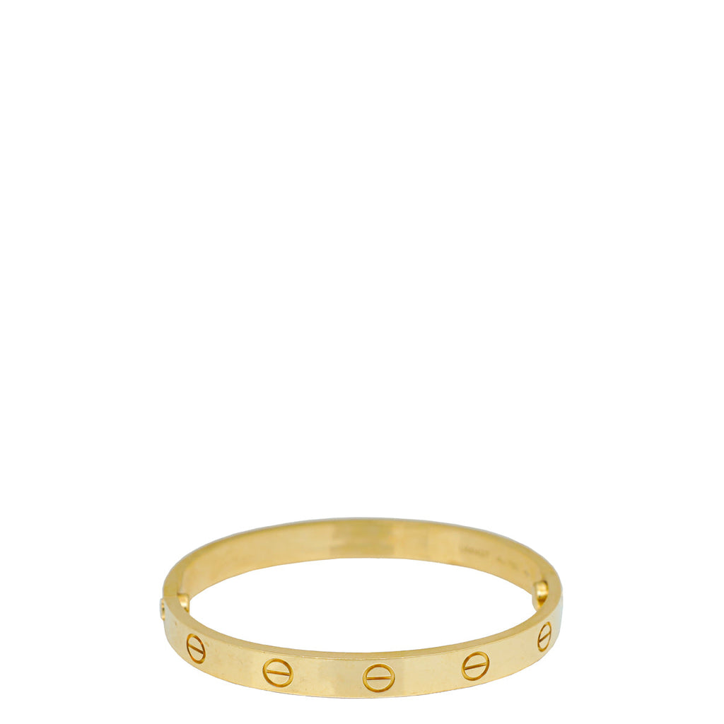Cartier 18K Yellow Gold Love Classic Bracelet 16