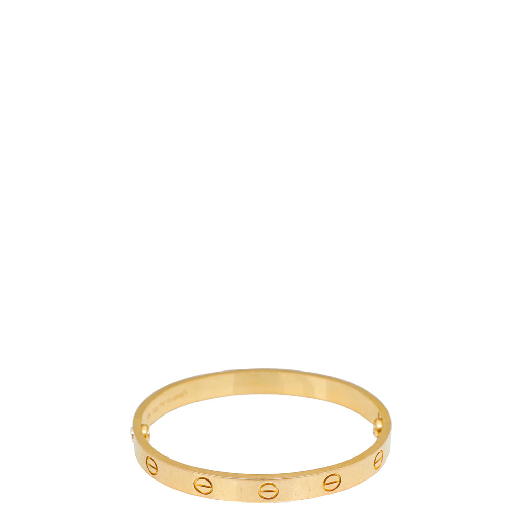Cartier 18K Rose Gold Love Classic Bracelet 16