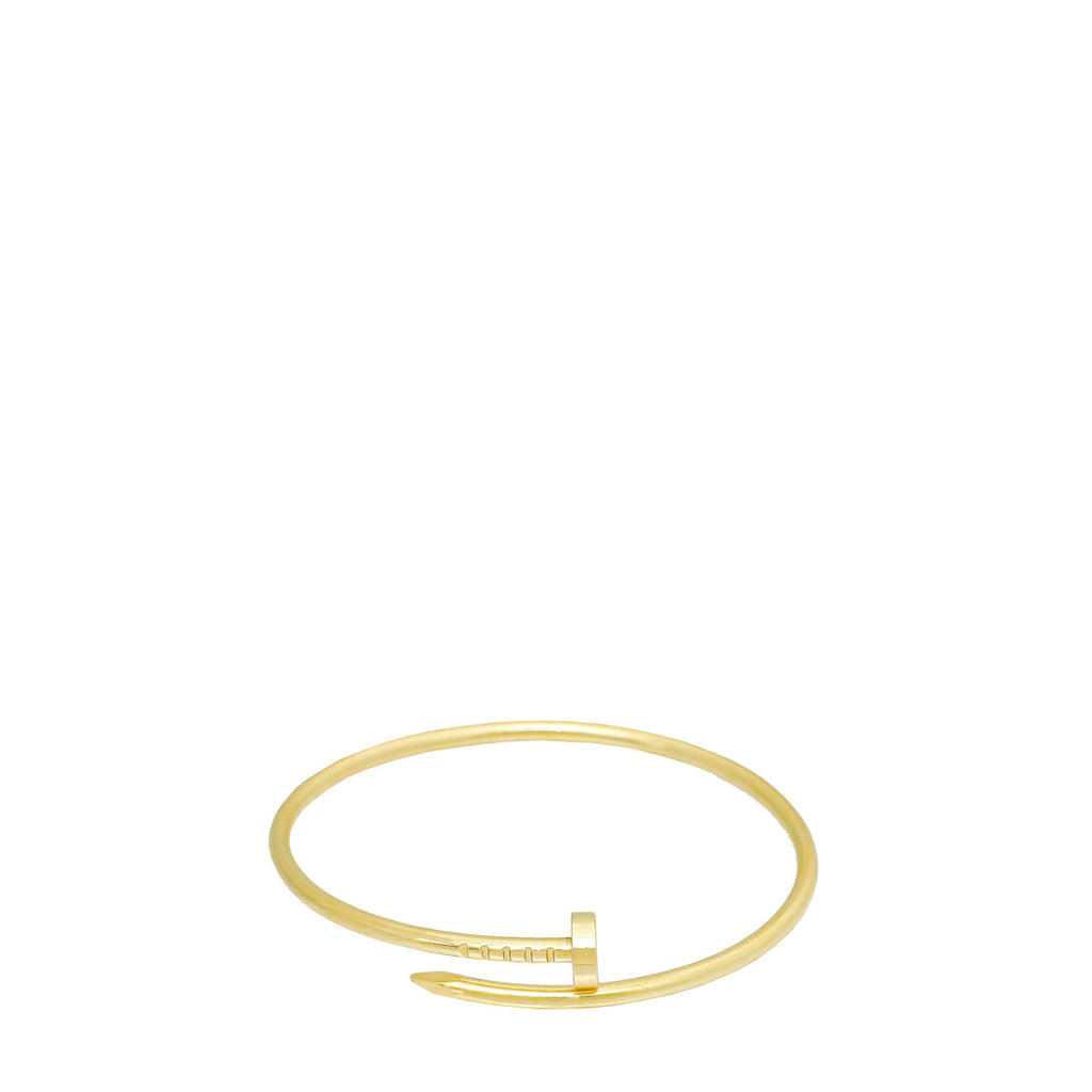 Cartier 18K Yellow Gold Juste Un Clou Small Model Bracelet 15