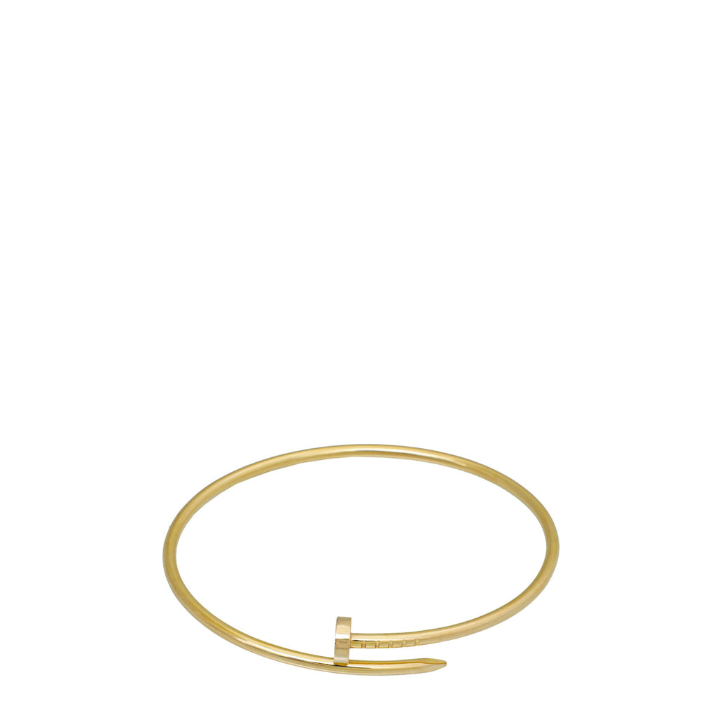 Cartier 18K Pink Gold Juste Un Clou Small Model Bracelet 18