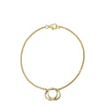 Cartier 18K Pink Gold Love Hoops Chain Bracelet