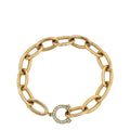 Cartier 18K Rose Gold Diamond C De Cartier Links Bracelet