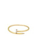 Cartier 18K Yellow Gold 25 Diamond Juste Un Clou Classic Bracelet 15