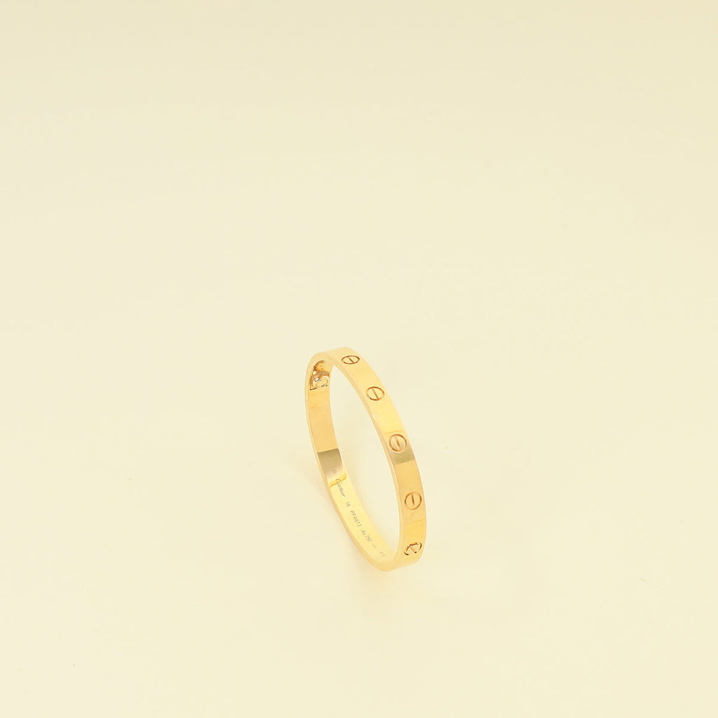 Cartier 18K Rose Gold Love Classic Model Bracelet 16
