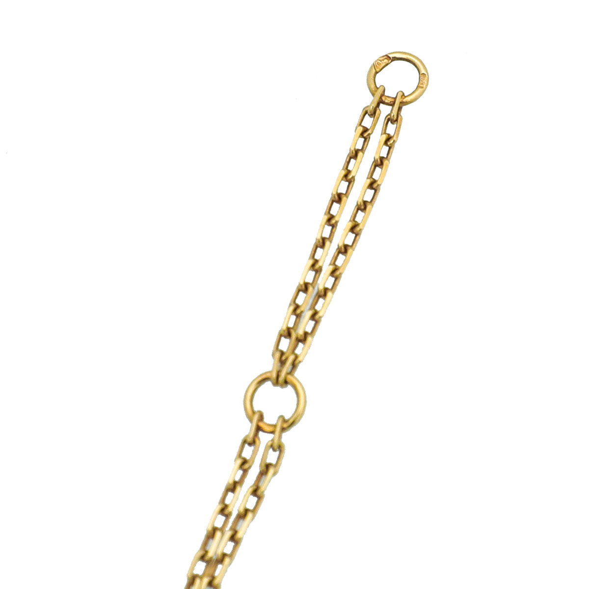 Cartier 18K Yellow Gold 2 Diamond Love Bracelet