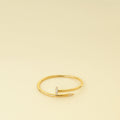 Cartier 18K Yellow Gold Juste Un Clou 32 Diamond Classic Bracelet 16