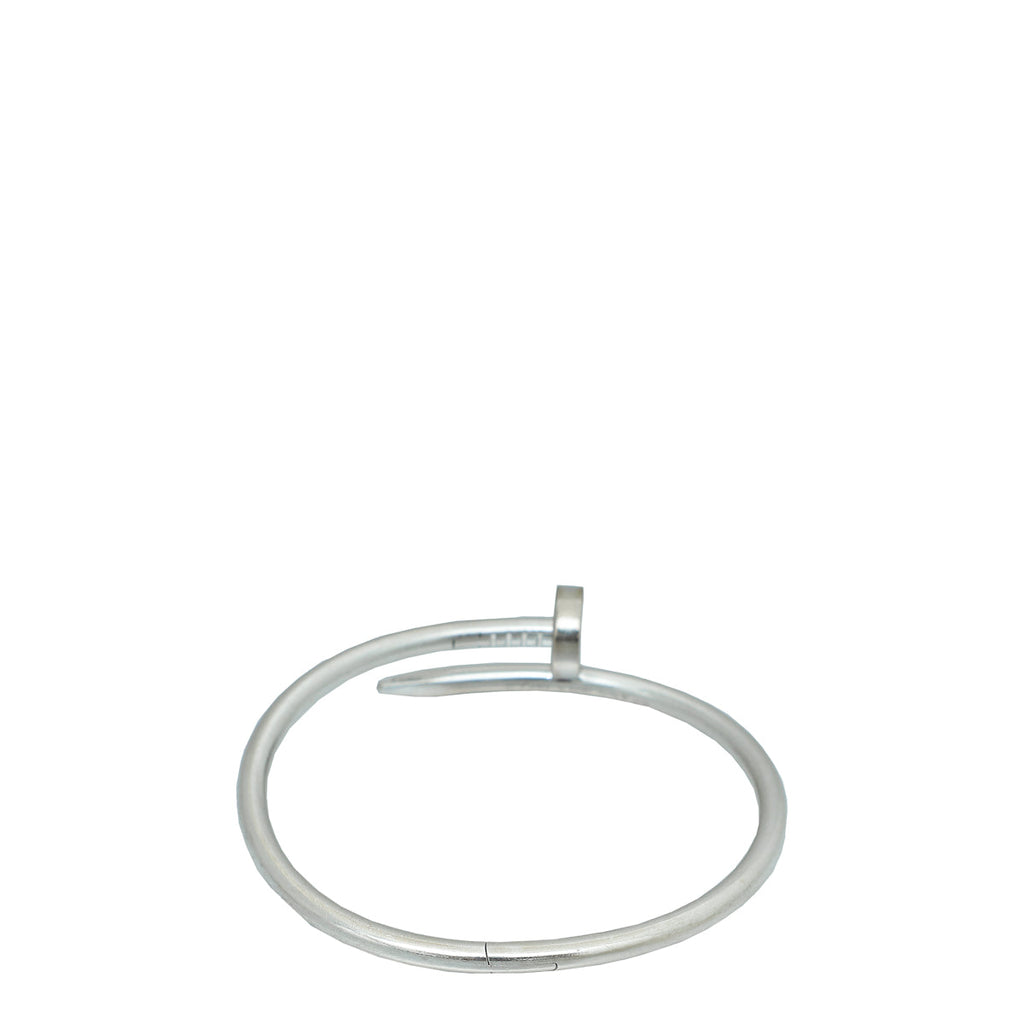 Cartier 18K White Gold Juste un Clou Bracelet 16