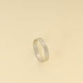 Cartier Platinum Diamond C de Cartier Wedding Band Ring 61