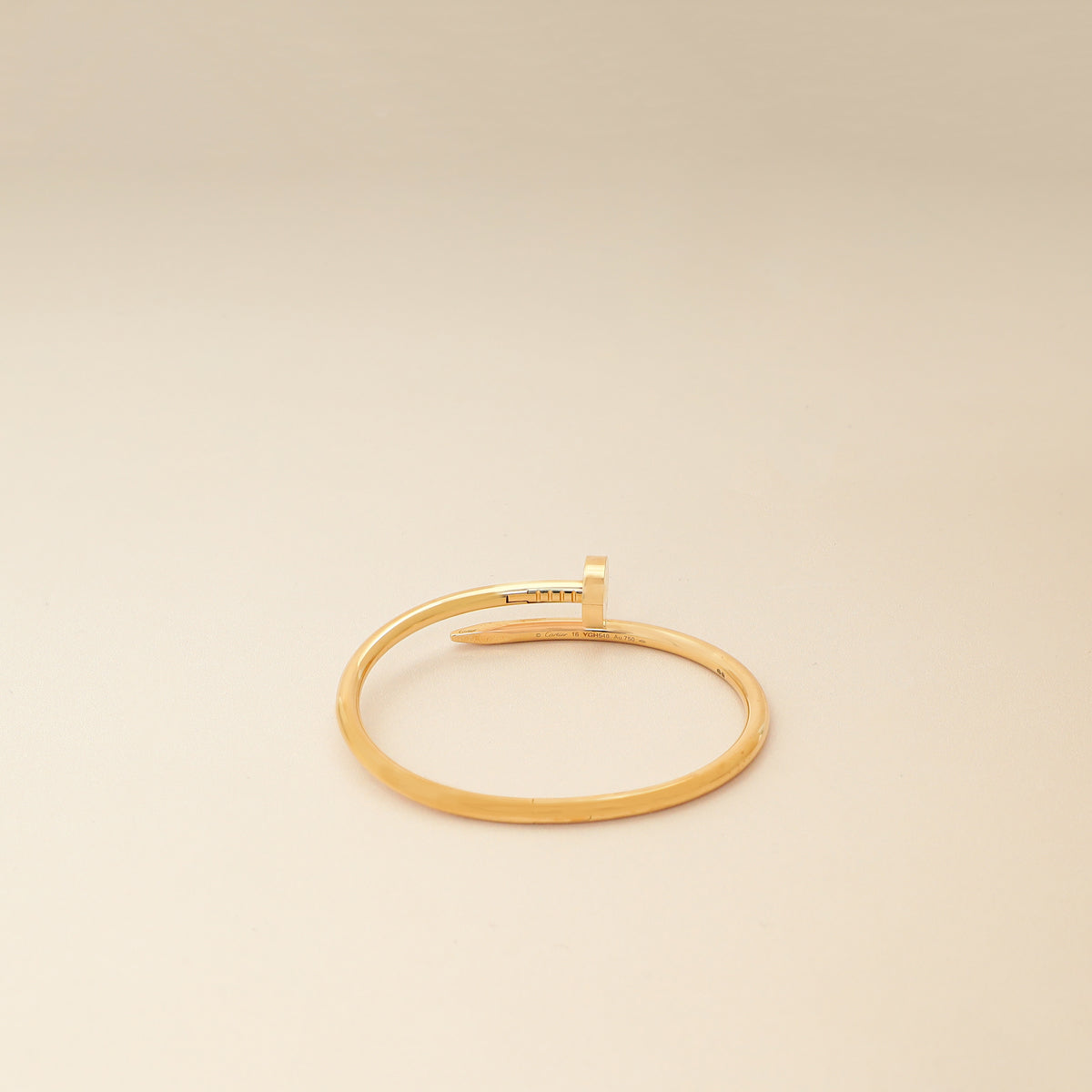 Cartier 18K Yellow Gold Juste Un Clou Classic Bracelet 16