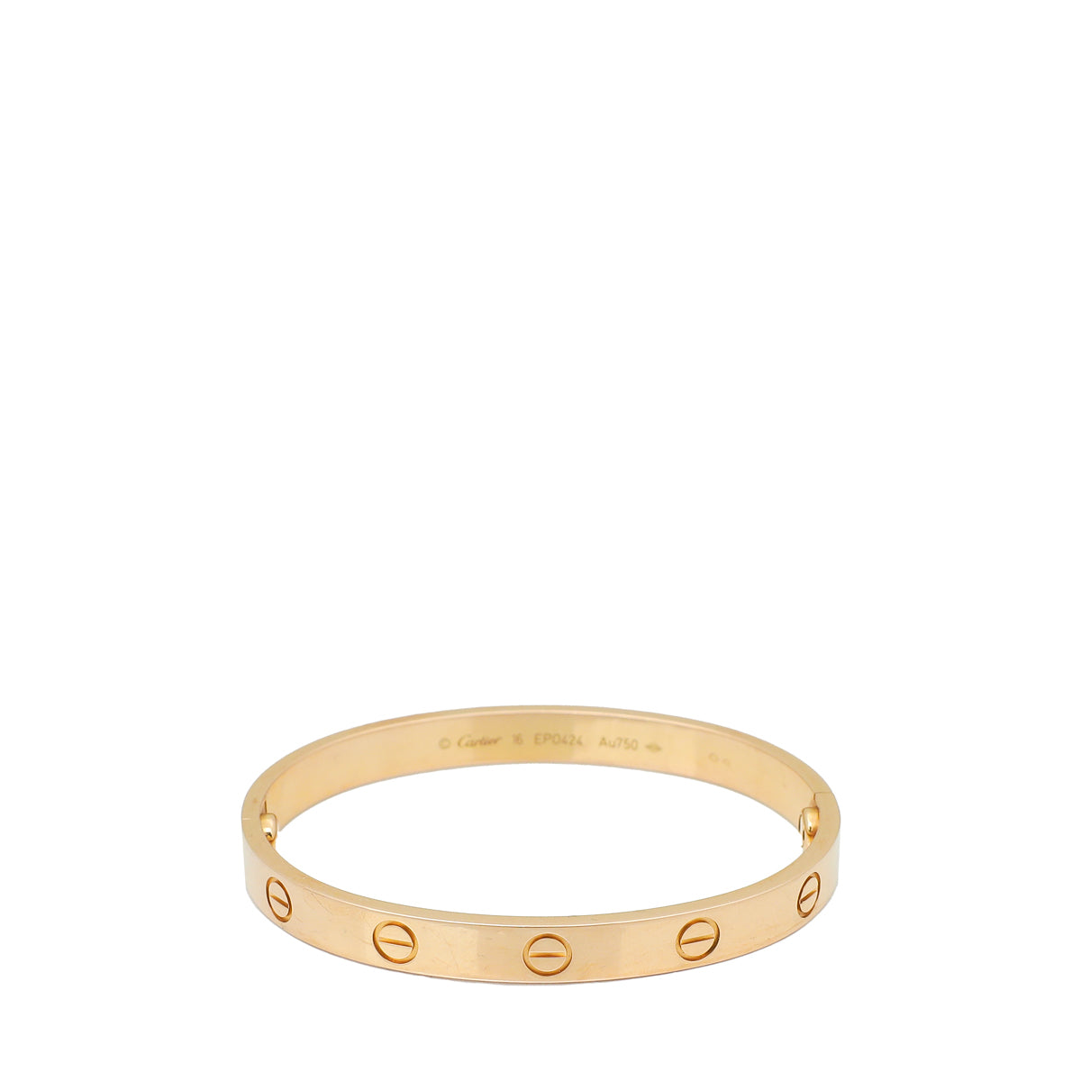 Cartier 18K Pink Gold Love Bracelet 16