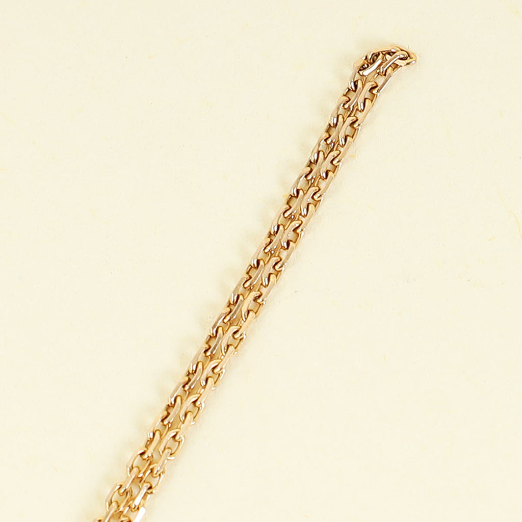 Cartier 18K Trinity Double Chain Bracelet