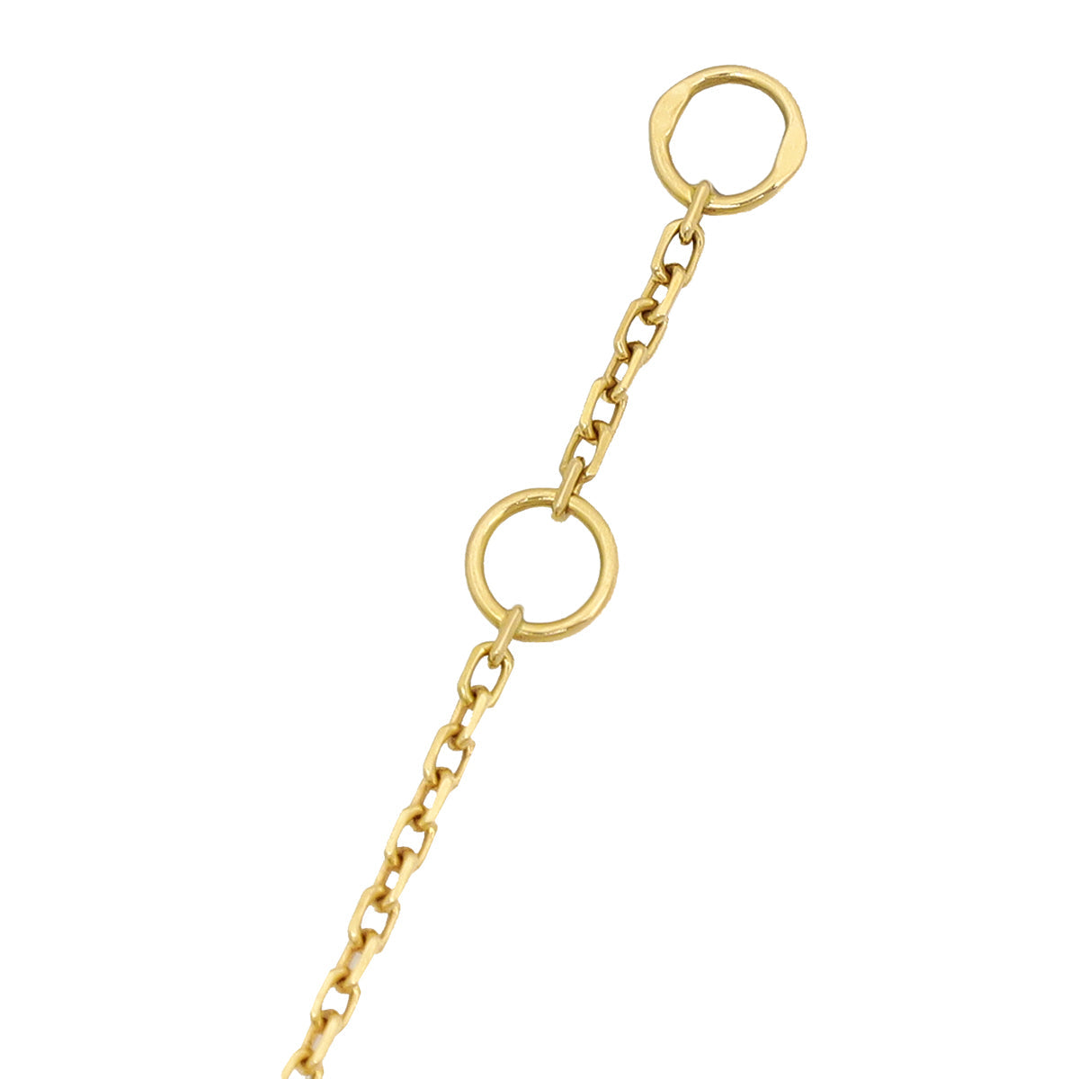 Cartier 18K Yellow Gold MOP Diamond Amulette De Cartier XS Model Bracelet