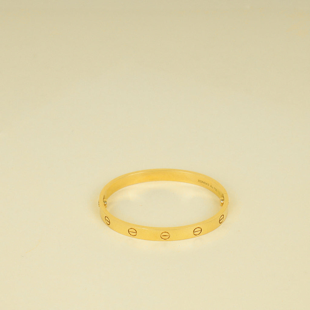 Cartier 18K Yellow Gold Classic Love Bracelet 17
