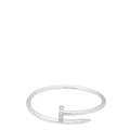 Cartier 18K White Gold Diamond Juste un Clou Bracelet 16