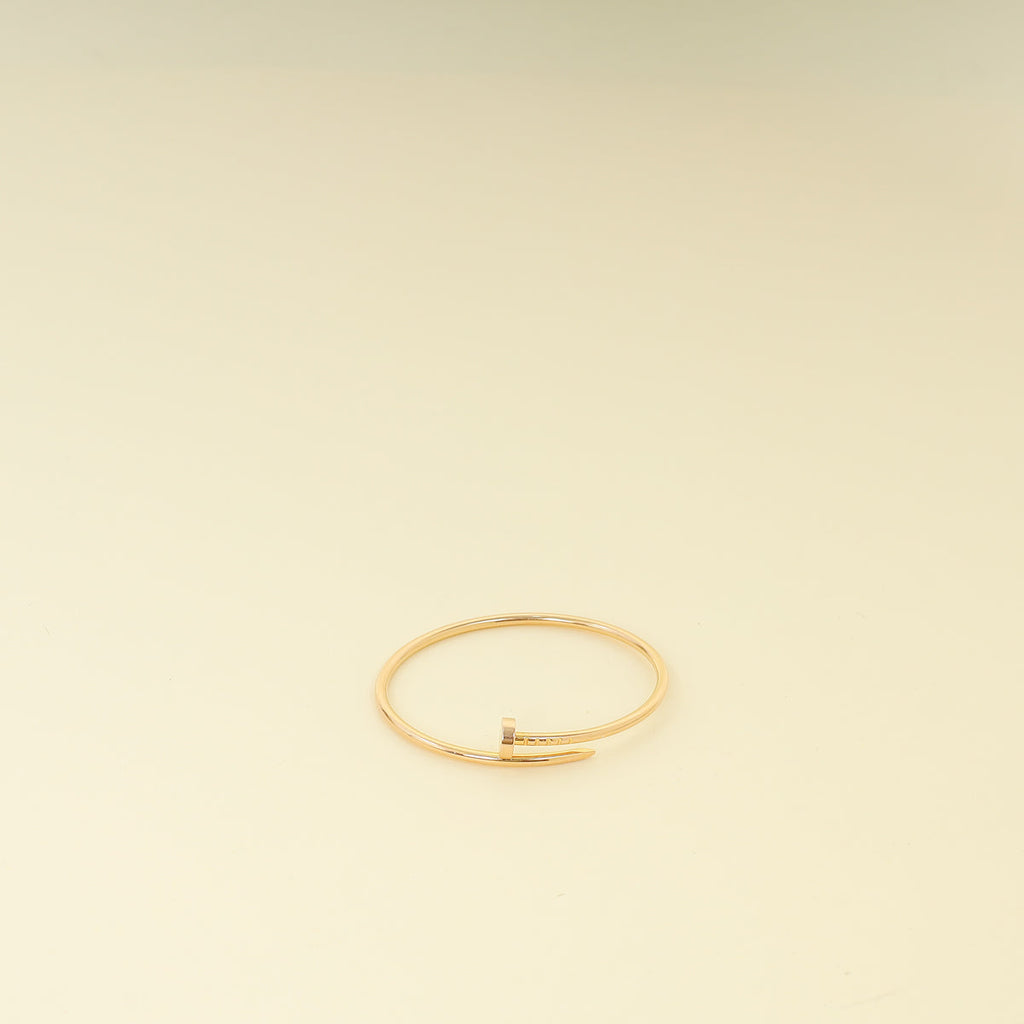 Cartier 18K Rose Gold Juste Un Clou Small Model Bracelet 15