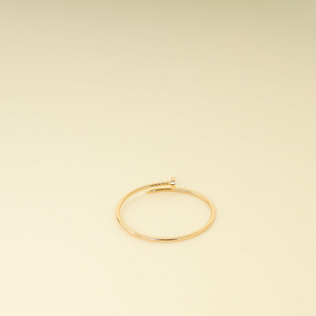 Cartier 18K Rose Gold Juste Un Clou Small Model Bracelet 15