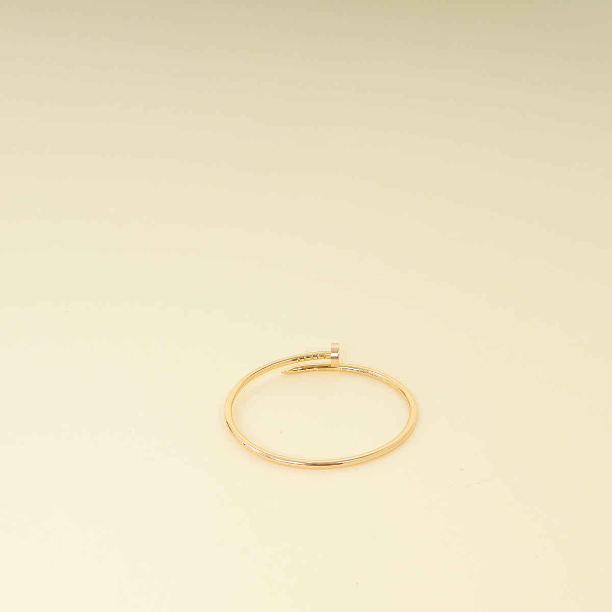 Cartier 18K Rose Gold Juste Un Clou Small Model Bracelet 15