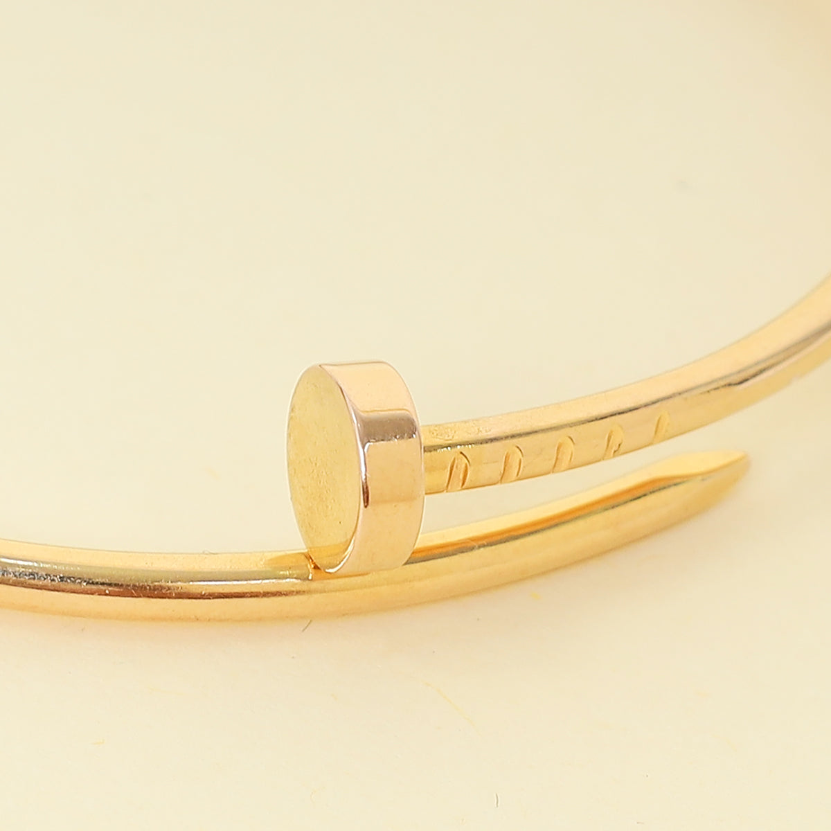 Cartier 18K Rose Gold Juste Un Clou Small Model Bracelet 15