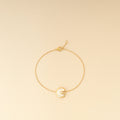 Cartier 18K Yellow Gold Amulette De Cartier XS MOP Diamond Bracelet