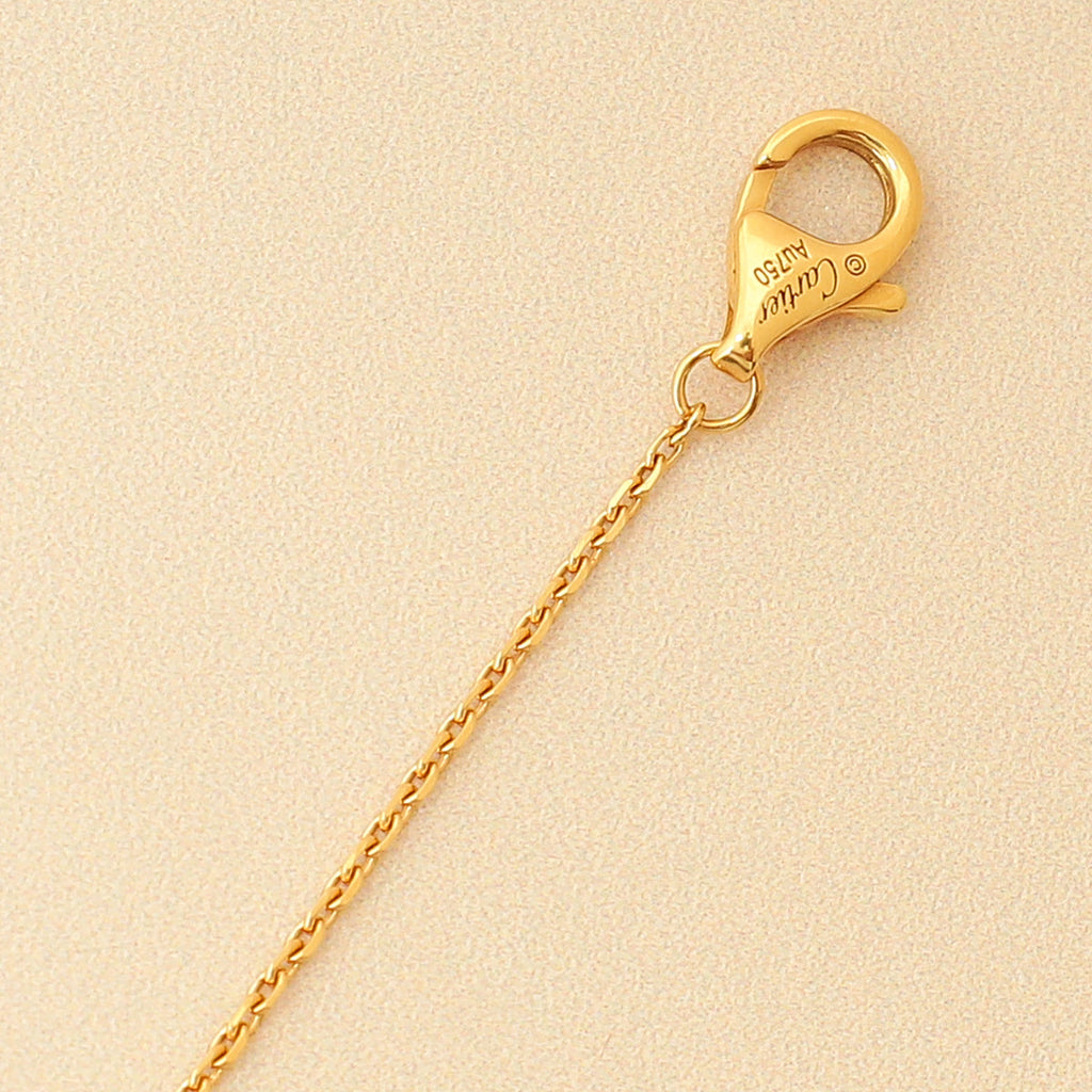 Cartier 18K Yellow Gold Amulette De Cartier XS MOP Diamond Bracelet